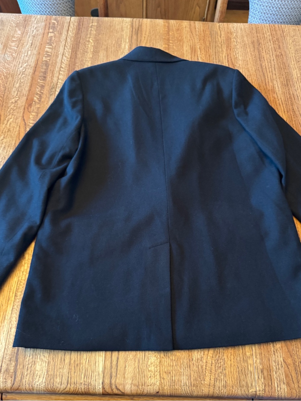 Vince Black Fine Suiting Wool Blend Single-Button Blazer Jacket - Size 12 - Picture 7 of 11
